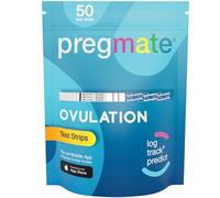 PregMATE 50 Tiras reactivas de ovulación LH un paso tira reactiva de orina paquete combinado predictor de embarazo (50 lH) de PREGMATE