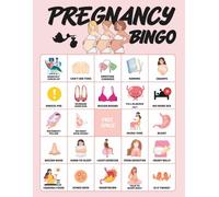 Pregnancy Bingo: 32 players Maternity Themed Party Games for Gender Reveals, Prenatal Education Class Activity, and Nesting Party