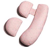 Pregnancy Pillow,U-Shaped Maternity Pillow,Side Sleeper Pillows,Invisible Zipper Design For Quick Rebound,Support For Back, Hips, Legs,Also Available During Postpartum Lactation, LJJY-KK, Pink