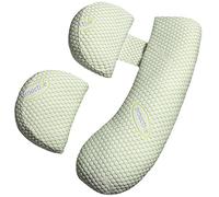 Pregnancy Pillow,U-Shaped Maternity Pillow,Side Sleeper Pillows,Invisible Zipper Design For Quick Rebound,Support For Back, Hips, Legs,Also Available During Postpartum Lactation, LJJY-KK, Green