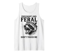 Pregnant and Feral Don't Touch Me Camiseta sin Mangas