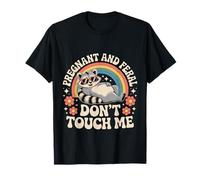 Pregnant and Feral Don't Touch Me Madre de ánimo - Camiseta