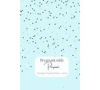 Pregnant with Purpose - 6x9" Pregnancy Planner for Surrogates with Medication Calendar, Weekly Tracking, Positive Affirmations, Birth Plan, and more! - Blue Stars Cover