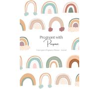 Pregnant with Purpose - 6x9" Pregnancy Planner for Surrogates with Medication Calendar, Weekly Tracking, Positive Affirmations, Birth Plan, and more! - Boho Rainbow Cover