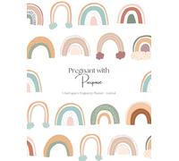 Pregnant with Purpose - 8.5x11" Pregnancy Planner for Surrogates with Medication Calendar, Weekly Tracking, Positive Affirmations, Birth Plan, and more! - Boho Rainbow Cover