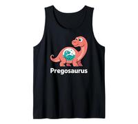 Pregosaurus, Pregnant Dinosaur, Baby Pregnancy Announcement Camiseta sin Mangas