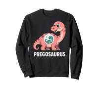 Pregosaurus, Pregnant Dinosaur, Baby Pregnancy Announcement Sudadera
