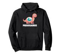 Pregosaurus, Pregnant Dinosaur, Baby Pregnancy Announcement Sudadera con Capucha