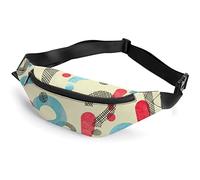 Pregunta Signos de exclamación Seven Horses Painting Fanny Pack, Adult Kids Sport Riñonera para Hombres y Mujeres
