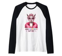 Pregúntale a Google Not Me Llama Queen Style Camiseta Manga Raglan