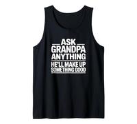 Pregúntale al Abuelo Cualquier Cosa Que él inventará Algo Bueno Camiseta sin Mangas