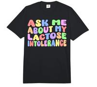 Pregúntame Acerca de mi intolerancia a la lactosa | Humor Adulto nervioso Divertido Comfort Colors Adult Heavyweight T-Shirt
