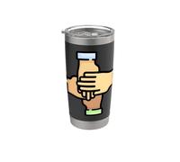 Pregúntame sobre la cohesión - Amor Paz Unidad Respeto Vaso térmico de acero inoxidable de doble pared