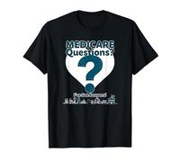 Pregúntame sobre Medicare - ¡Tengo respuestas! Camiseta, Hombre, Negro, XXL