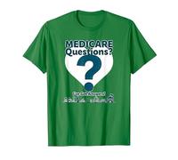 Pregúntame sobre Medicare - ¡Tengo respuestas! Camiseta, Hombre, Verde Kelly, XXL