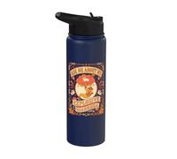 Pregúntame sobre mi diarrea explosiva Humor estilo occidental Stainless Steel Insulated Water Bottle