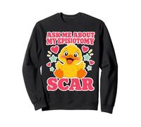 Pregúntame sobre mi Divertido Pato Lindo Intercambio de Aeropuerto Sudadera