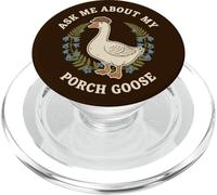 Pregúntame sobre mi Porch Goose Cottagecore PopSockets PopGrip para MagSafe