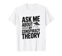 Pregúntame sobre mi teoría de la conspiración Amante OVNI Camiseta gráfica económica