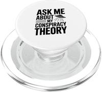 Pregúntame sobre mi teoría de la conspiración Amante OVNI PopSockets PopGrip para MagSafe