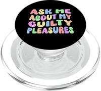 Pregúntame sobre mis placeres culpables Humor Adulto Divertido sarcástico PopSockets PopGrip para MagSafe