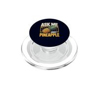 Pregúntame sobre Piña Funny Tropical Foodie Summer Vacation PopSockets PopGrip para MagSafe