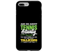 Pregúntame sobre Tennis Actually Jugador de Tenis Carcasa para iPhone 7 Plus/8 Plus