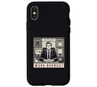 Pregúntame sobre Work Burnout Empleo Corporativo Entorno Carcasa para iPhone X/XS