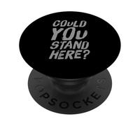 Preguntas Divertidas Citas Divertidas Gente ¿Podrías Estar aquí PopSockets PopGrip Adhesivo