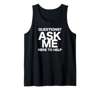 ¿Preguntas? Pregúntame aquí para ayudar Camiseta sin Mangas