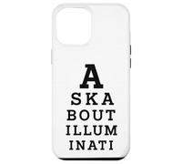 Pregunte sobre la teoría de la conspiración de la Parodia de la Prueba Ocular Illuminati Carcasa para iPhone 12 Pro MAX