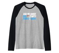 Pregunte sobre mi Cuenta bancaria vacía rompió mecánico de reparación de automóviles Camiseta Manga Raglan