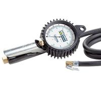 Michelin Inflador-manómetro Gauge Eurodainu 1991/CEE – doble escala Bar/psi, ø80 mm, manguera 150 cm