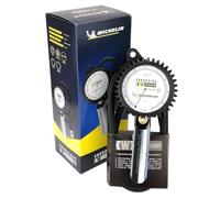 Michelin Inflador-manómetro Gauge Eurodainu 1991/CEE – doble escala Bar/psi, ø80 mm, manguera 150 cm