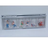 Preiser 10181 6 Figuras Niños Escolares 1:87 H0 NUEVO En OVP