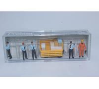 Preiser 10372 RhB-Personal 5 Figuras Pintadas A Mano 1:87 H0 NUEVO En OVP