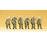 Preiser 10393 BGS, Traje De Intervención Y Cascos, H0