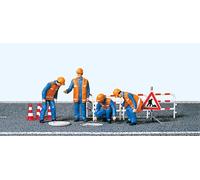 Preiser 10445 Obrero De Canal H0 Pintado Figuras, Accesorio De Escala 1:87