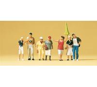Preiser 10455 Tourist guide , tourists 1:87