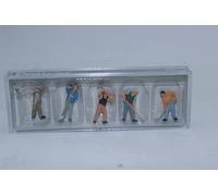 Preiser 10461 Trabajador 5 Figuras 1:87 H0 NUEVO en OVP