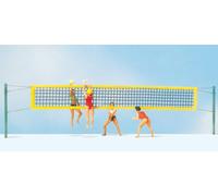 Preiser 10528 Playa Voleibol Escena Pre Pintada H0/00 1:87Scale Figura Set 2nd