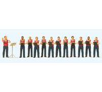 Preiser 10599 Asociación De Hombres, 12 Figuras En Miniatura, H0