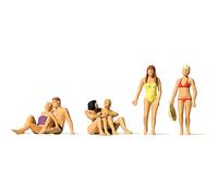 Preiser 10671 - En la Playa De Pre Pintada Modelo Calibre H0/00 1:87 Figura Set