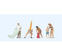 Preiser 10694 Pack De Figuras Listas Para Tomar Sol HO H0 1:87 Nuevo