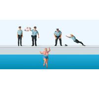 Preiser 10744 Operaciones De Rescate En El Paseo Marítimo, H0