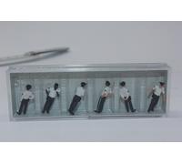 Preiser 10797 Policía Municipal De EE. UU. 6 Figuras H0 1:87 Nuevo En OVP