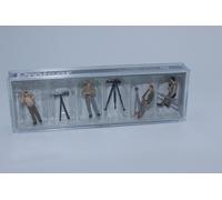 Preiser 10804 Fotógrafos Con Trípode 4 Figuras 1:87 H0 NUEVO + OVP