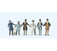 Preiser 12046 Maquinista. Fogonero, Viajero, H0