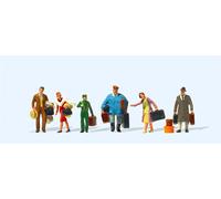Preiser 12445 Viajeros De 1925-1930 Paquete De Figuras HO NUEVO