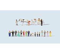 Preiser 13011 Sociedad De Boda Con Carroza, H0, Nuevo 2024